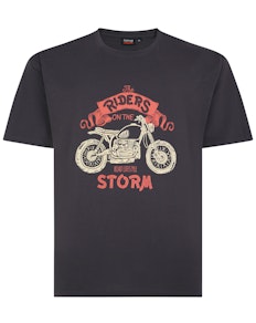 Spionage Riders on the Storm T-Shirt mit Aufdruck Schwarz